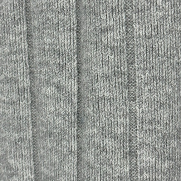 Talbots Small Petite Gray Ribbed Cotton/Nylon/Rayon/Spandex Turtleneck Sweater - Picture 2 of 9